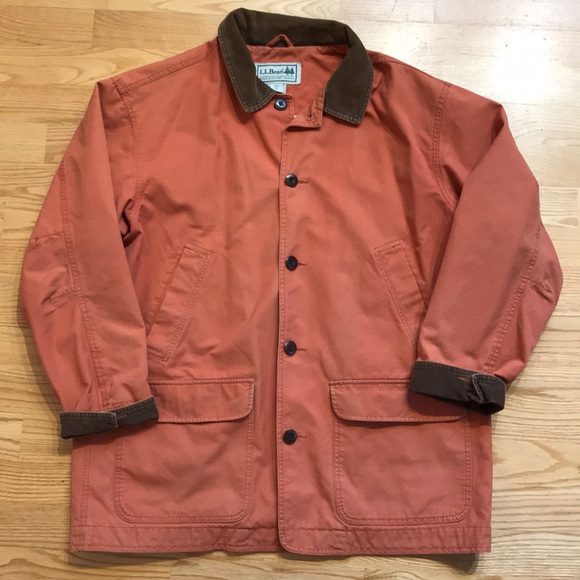 L.L. Bean Other - LL Bean Burnt Orange Barn Jacket Lined XL Vintage?